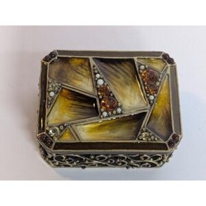 Small Jeweled Trinket Box‎